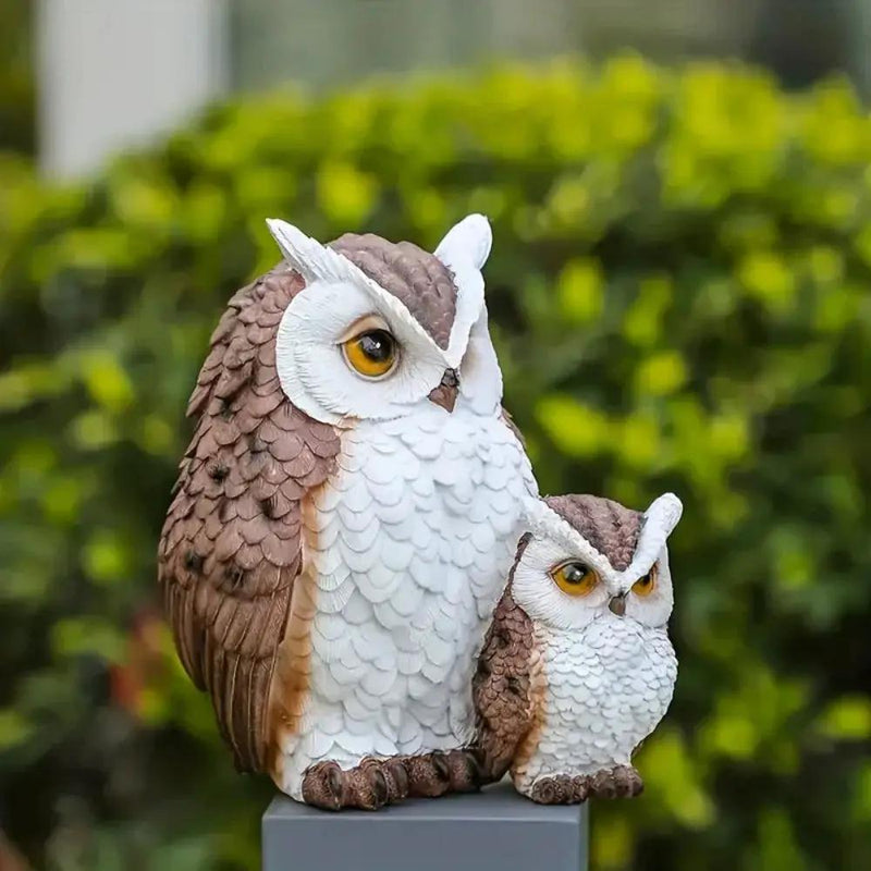 Owl Garden Statues Realistic for Yard by House Of Avana
