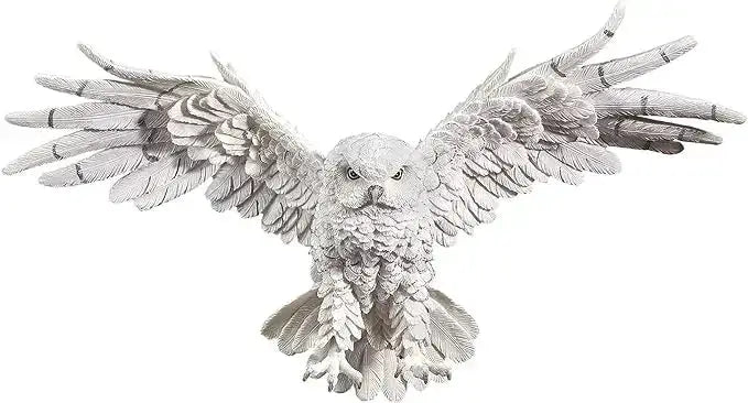 Owl Sculpture - Decorative Metal 11"H by House Of Avana