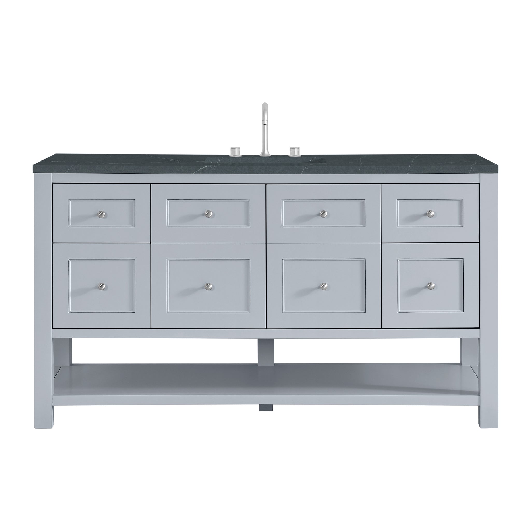 James Martin Breckenridge 60" Single Bathroom Vanity, Serenity Blue, view 31