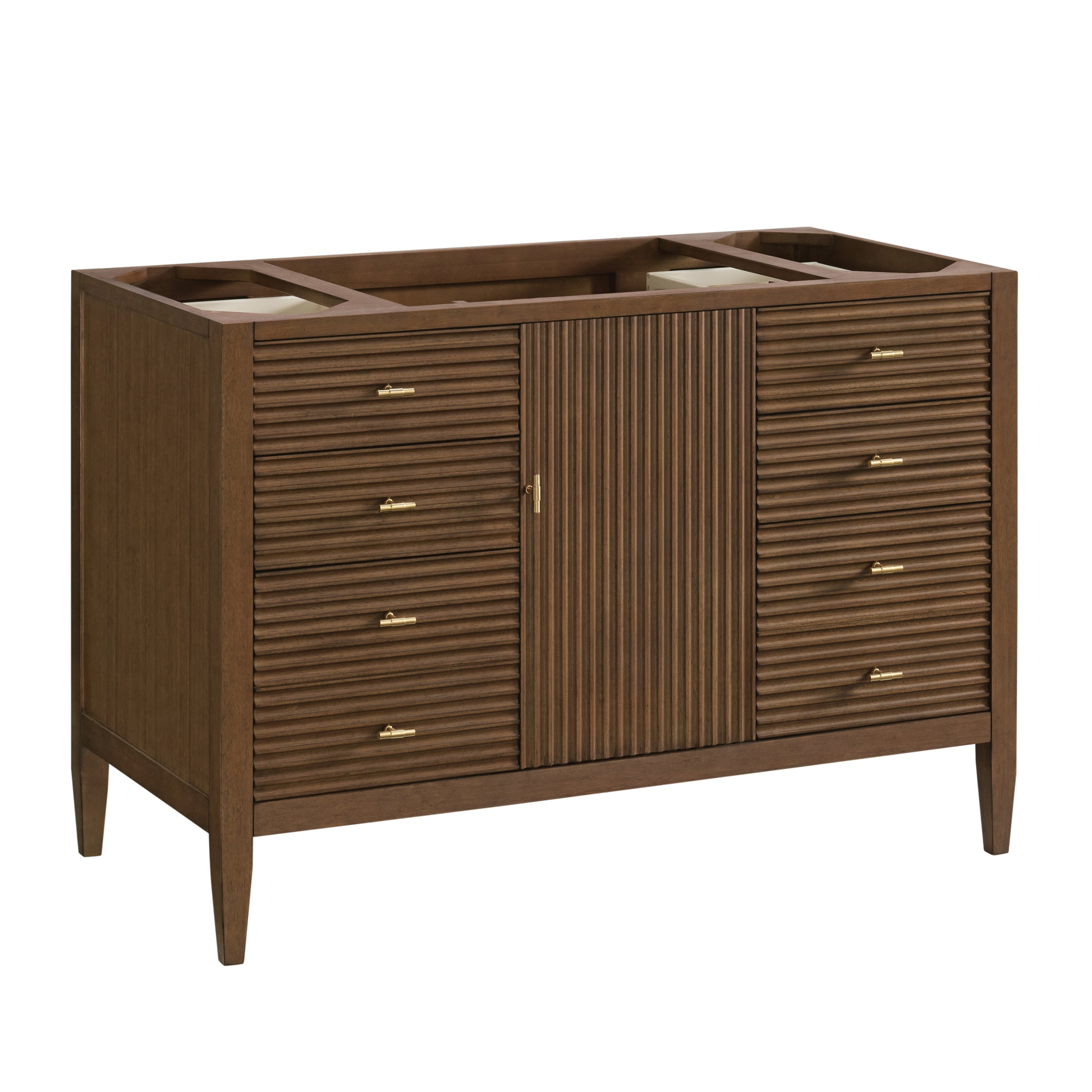 James Martin Myrrin 48" Single Bathroom Vanity, Mid-Century Walnut, view 20