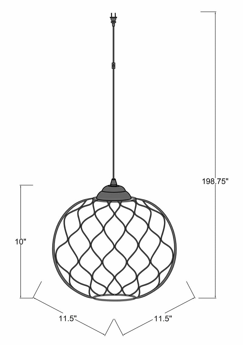 Oyster Ceiling Light - Clearance by Boutique Rugs