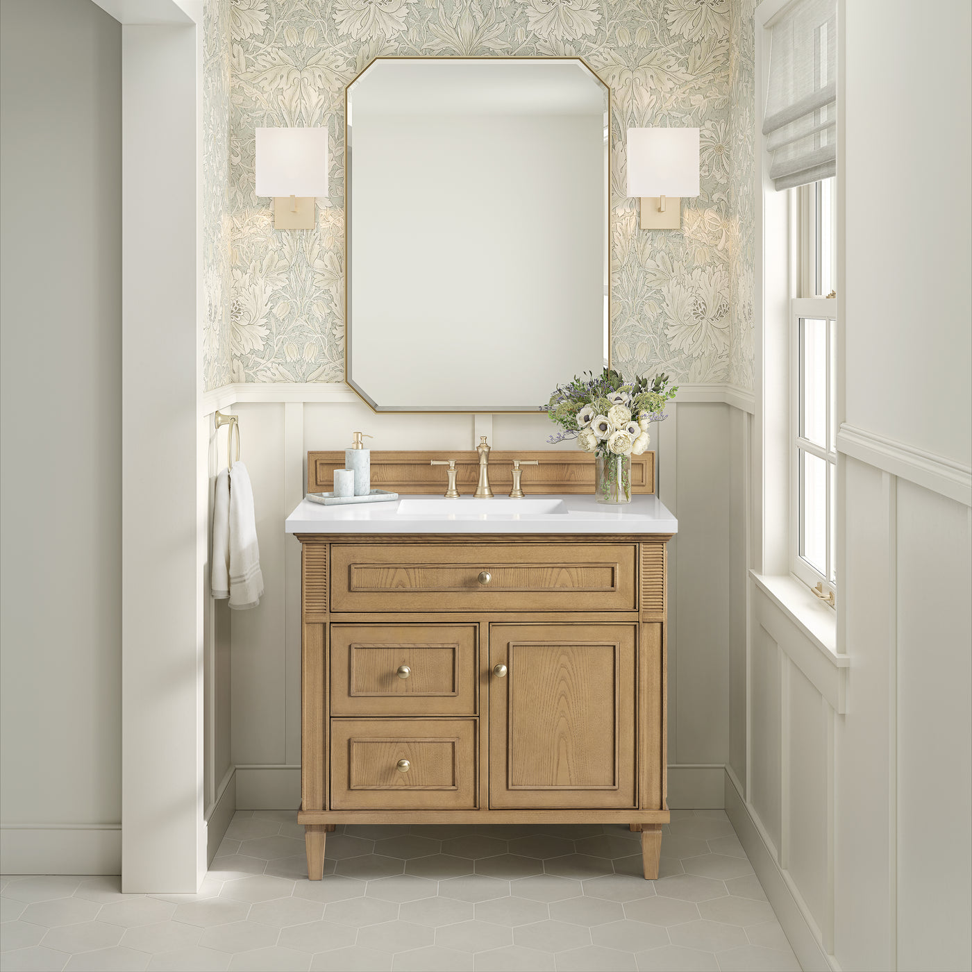 James Martin Lorelai 36" Single Bathroom Vanity, Light Natural Oak, view 32