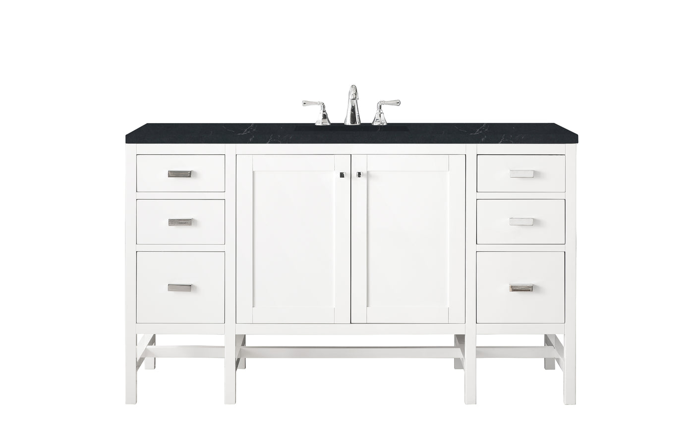 James Martin Addison 60" Single Bathroom Vanity, Glossy White, view 17