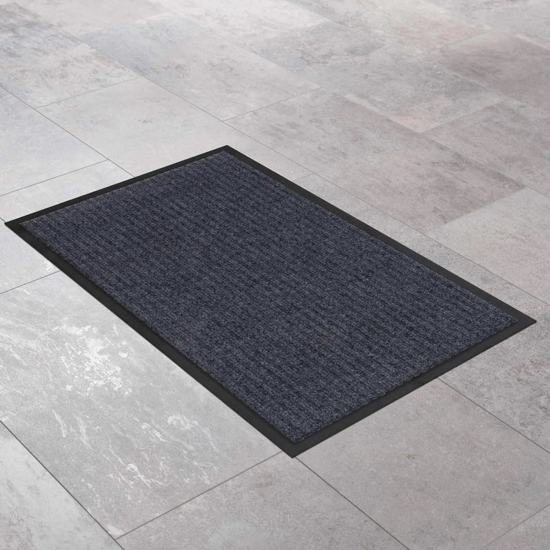 Basic Outdoor Mat, Gray by Hauteloom