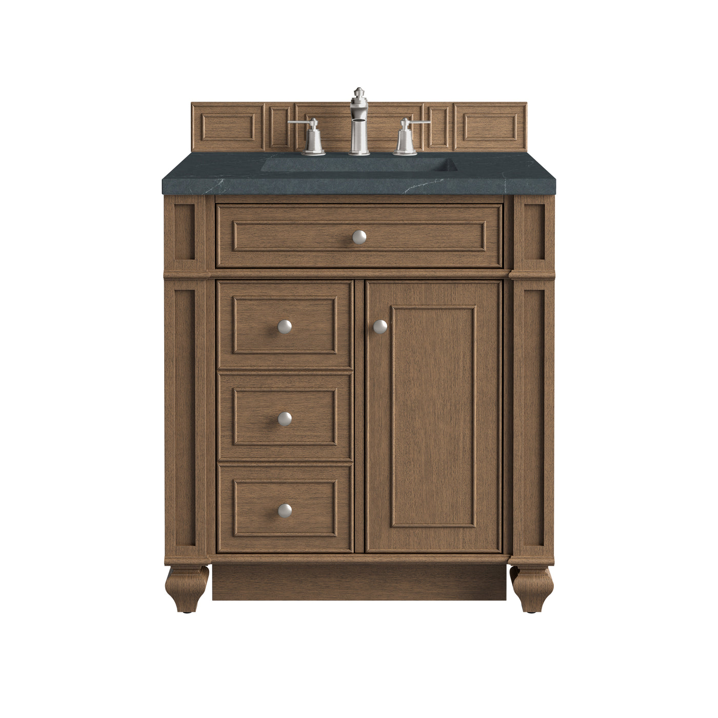 James Martin Bristol 30" Single Bathroom Vanity, Saddle Brown, view 19