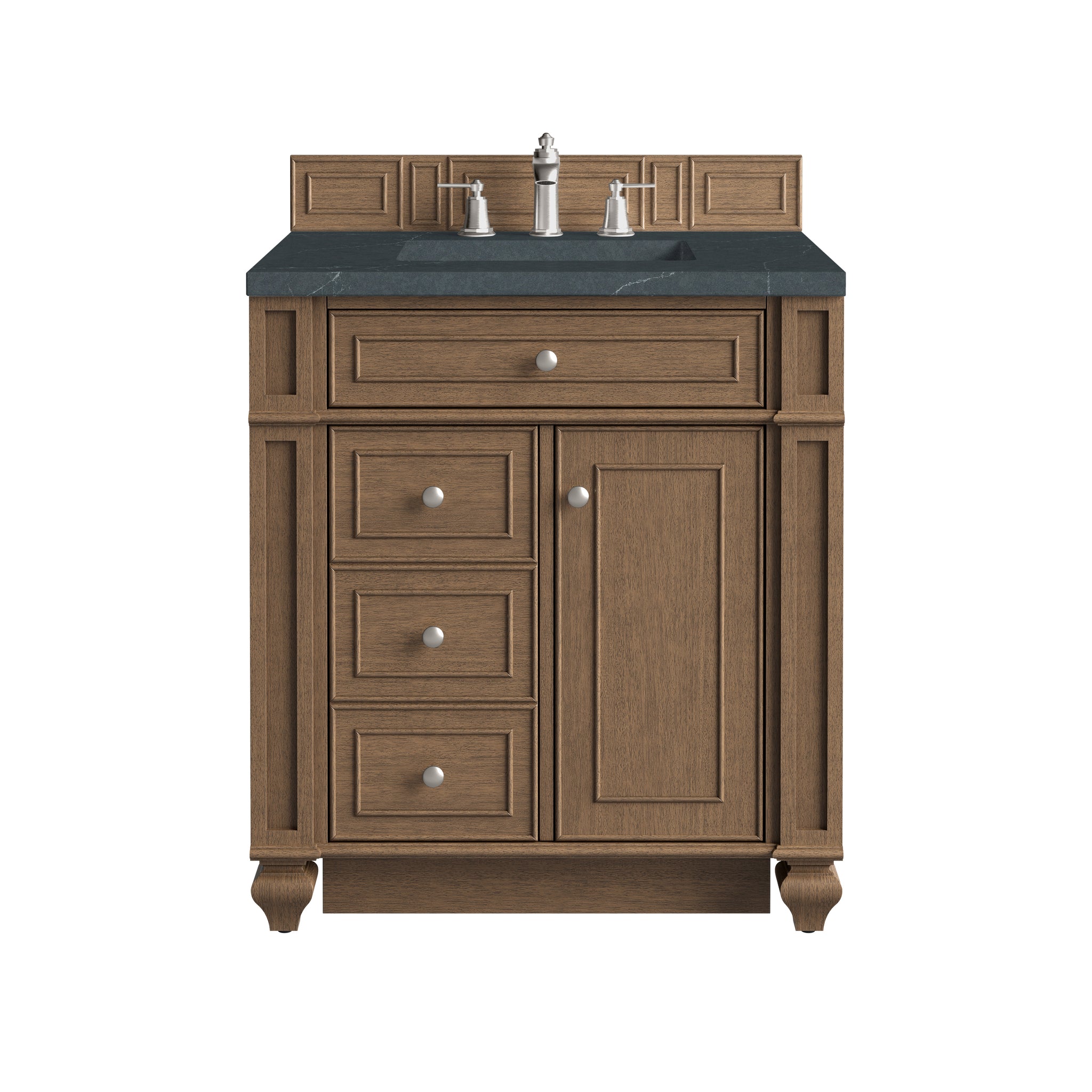 James Martin Bristol 30" Single Bathroom Vanity, Saddle Brown, view 19
