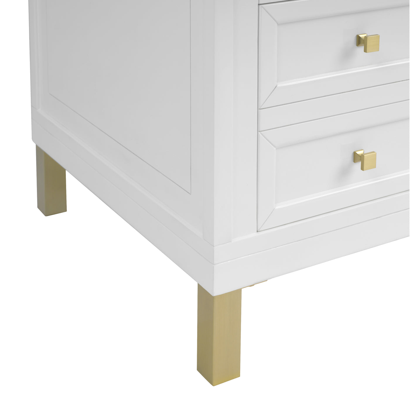 James Martin Chicago 60" Double Bathroom Vanity, Glossy White, view 29
