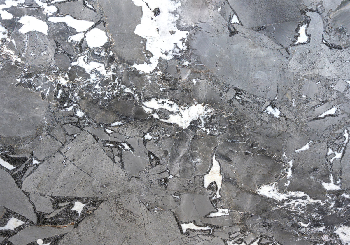 Pacific Gray Polished Marble Slab Random