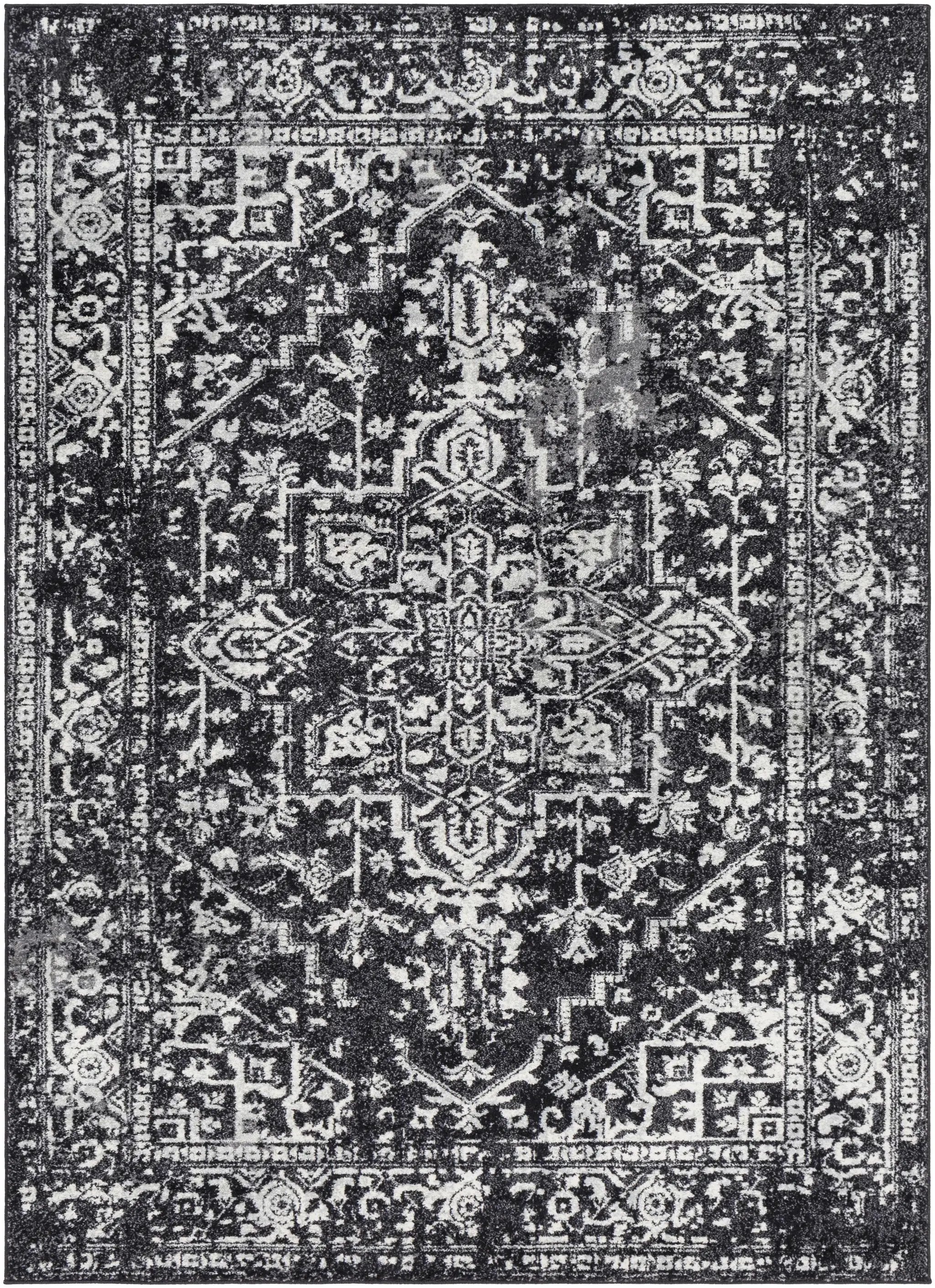 Rachel Black Area Rug by Boutique Rugs