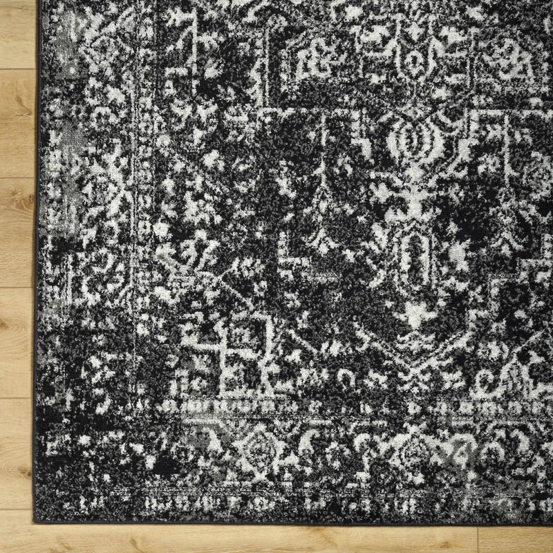 Rachel Black Area Rug by Boutique Rugs