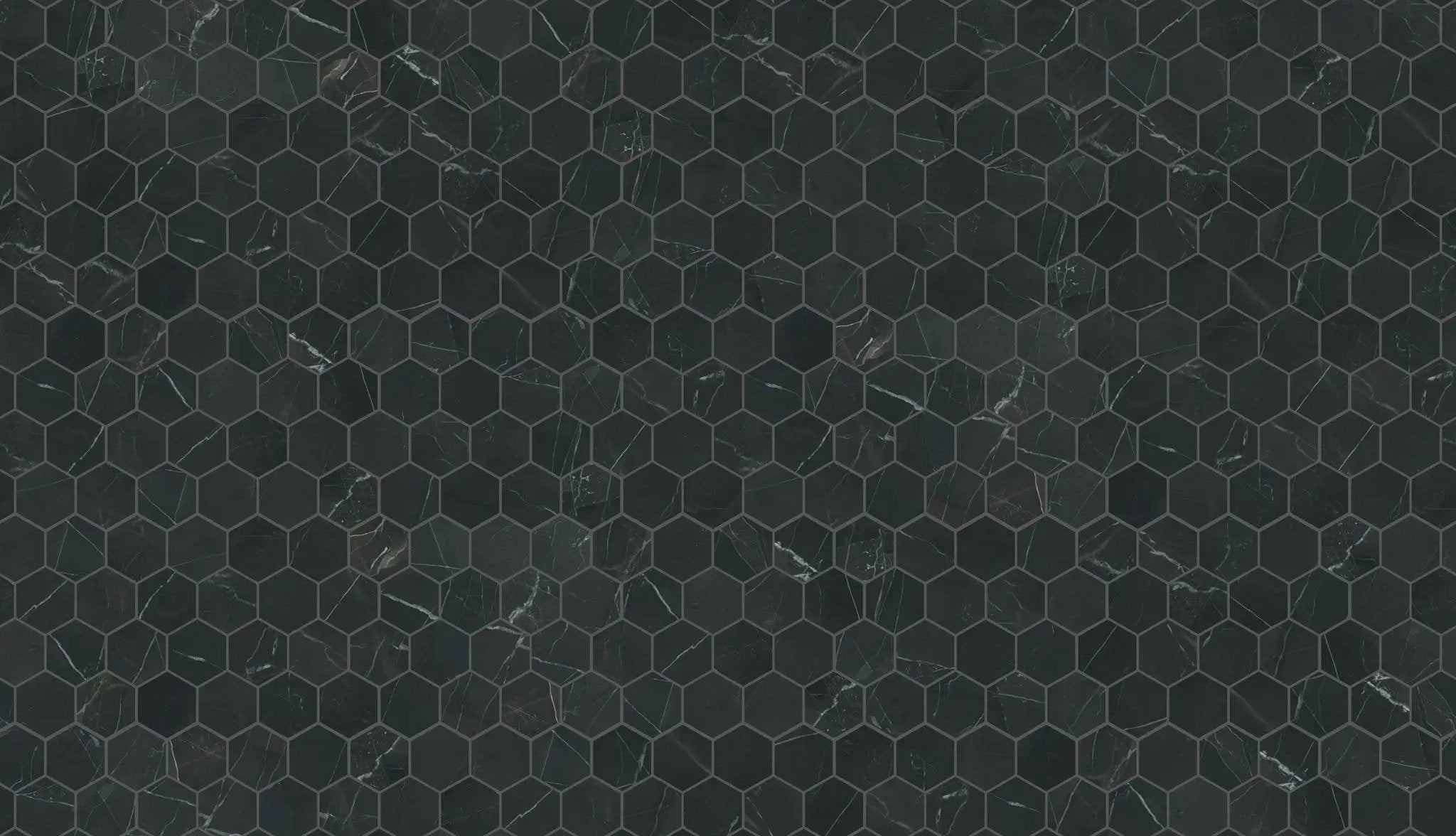 Charme Evo Calacatta Black Mosaic D Marble Look Porcelain Mosaics 12x10 by landmarkceramics