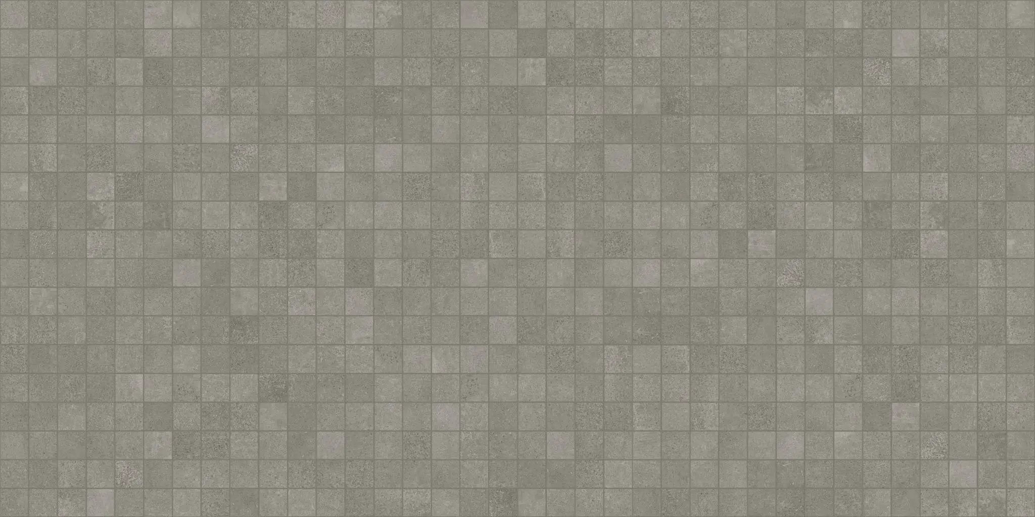 Made.in Vision Grey Mosaic A Concrete Look Porcelain Mosaics 12x12 by landmarkceramics