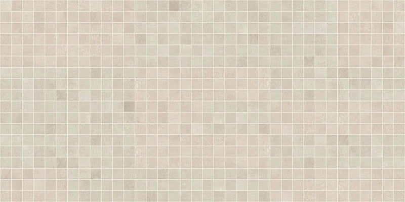 Made.in Heritage Beige Mosaic A 12 X12 Concrete Look Porcelain Mosaics 12x12 by landmarkceramics