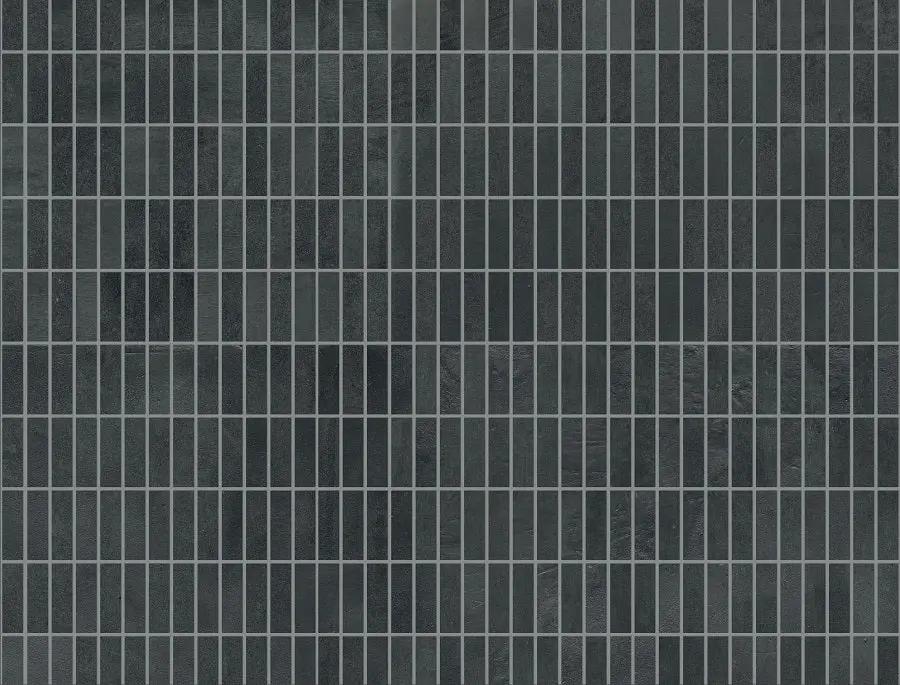 Vision Color Star Black Anti-Slip Mosaic H Resin Look Porcelain Mosaics 12x12 by landmarkceramics
