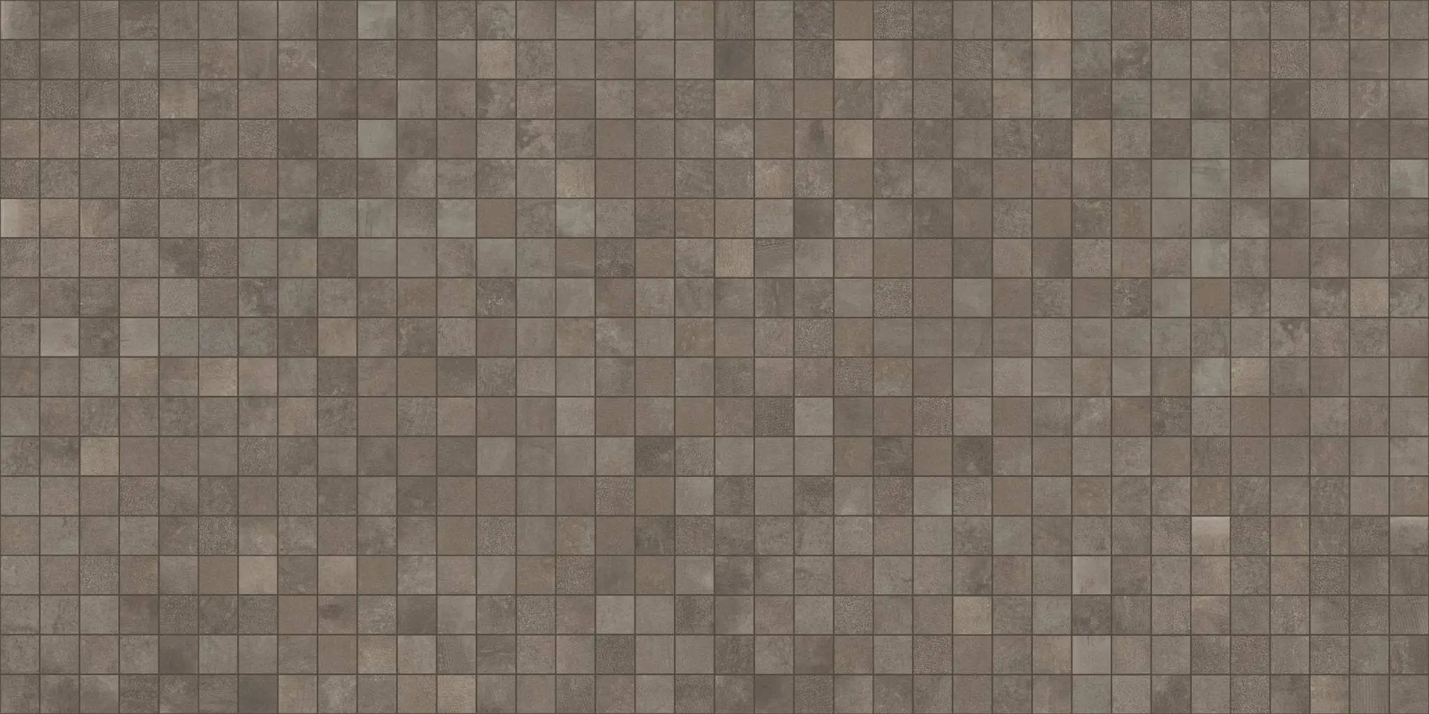 Attitude Calm Brown Mosaic A Concrete Look Porcelain Mosaics 12x12 by landmarkceramics