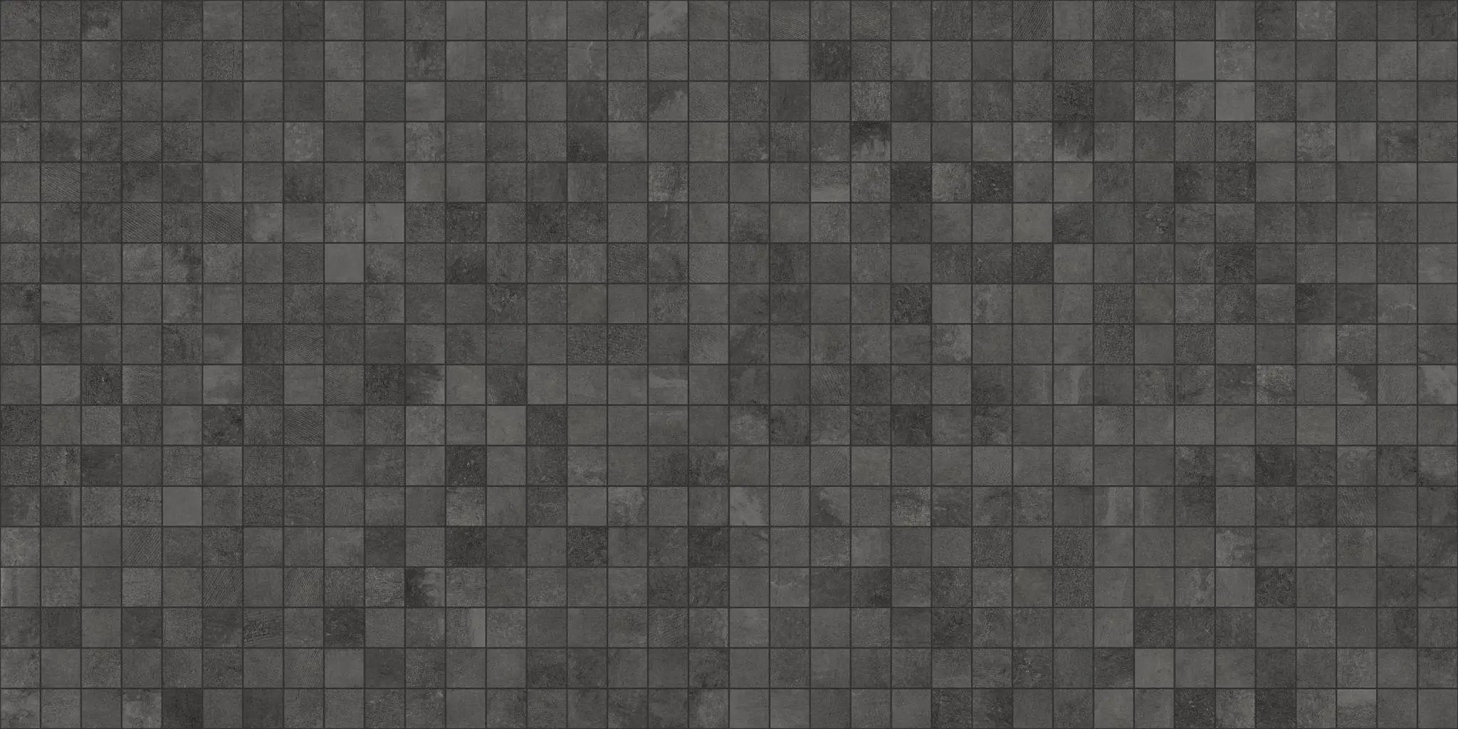 Attitude Dark Grey Mosaic A Concrete Look Porcelain Mosaics 12x12 by landmarkceramics