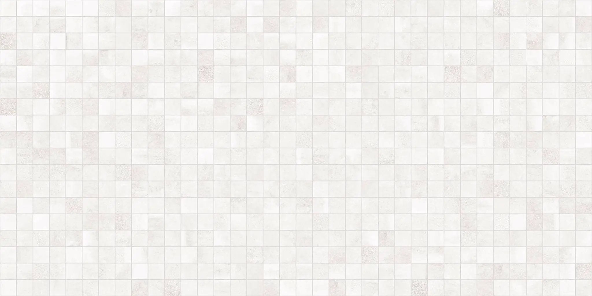 Attitude Light White Mosaic A Concrete Look Porcelain Mosaics 12x12 by landmarkceramics