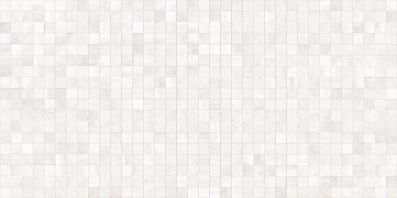 Attitude Light White Mosaic A Concrete Look Porcelain Mosaics 12x12 by landmarkceramics