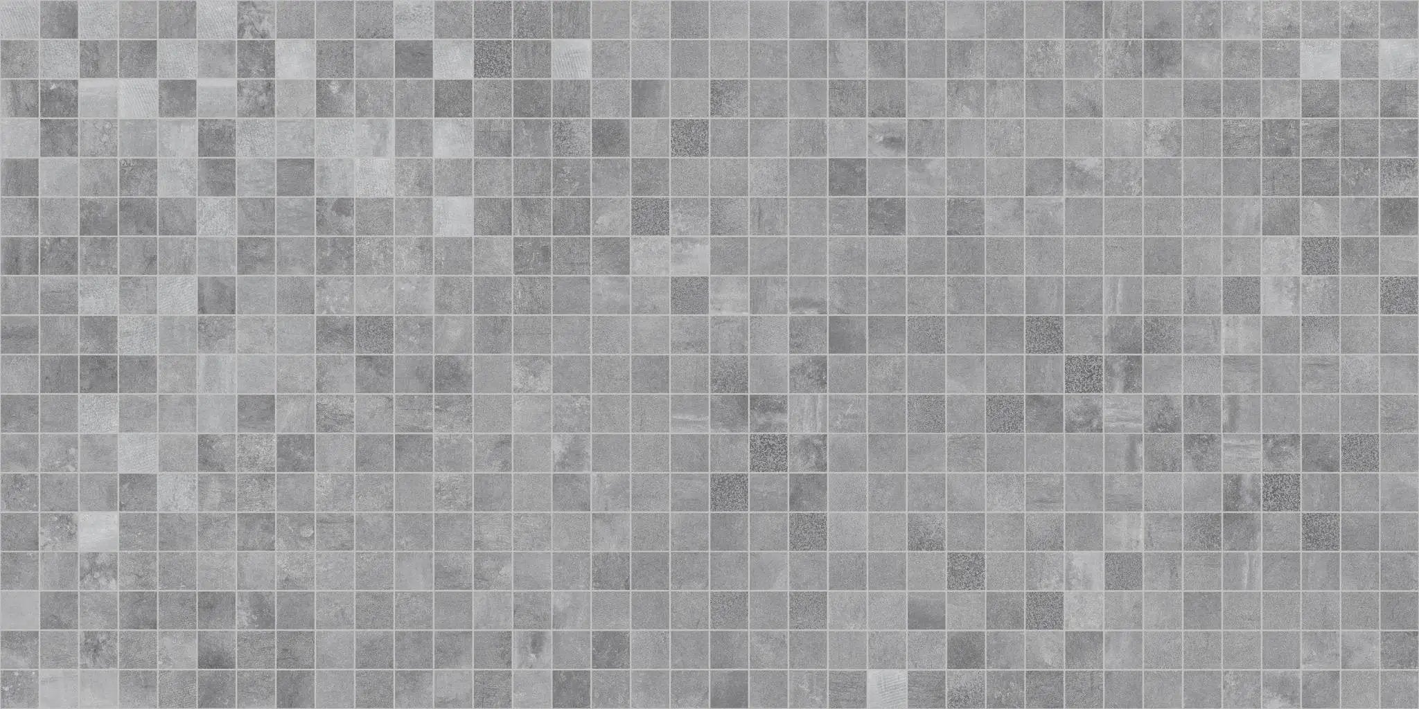 Attitude Simply Grey Mosaic A Concrete Look Porcelain Mosaics 12x12 by landmarkceramics