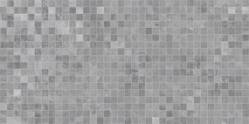 Attitude Simply Grey Mosaic A Concrete Look Porcelain Mosaics 12x12 by landmarkceramics