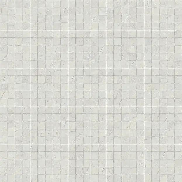Essence Montauk White Mosaic A Slate Look Porcelain Mosaics 12x12 by landmarkceramics
