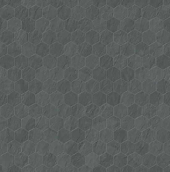 Essence Montauk Dark Mosaic D Slate Look Porcelain Tiles 12x10 by landmarkceramics