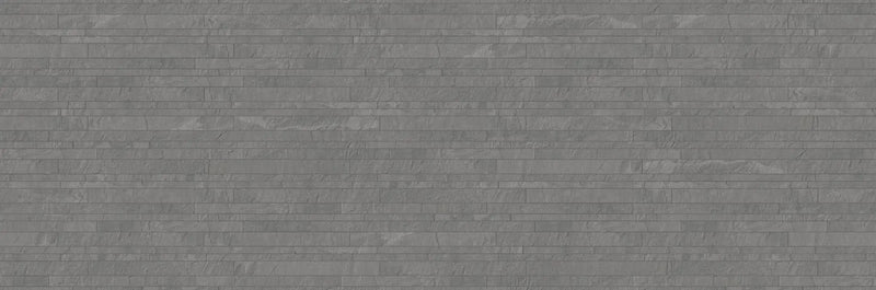 Trek Lead Wall B Slate Look Porcelain Mosaics 12x24 by landmarkceramics
