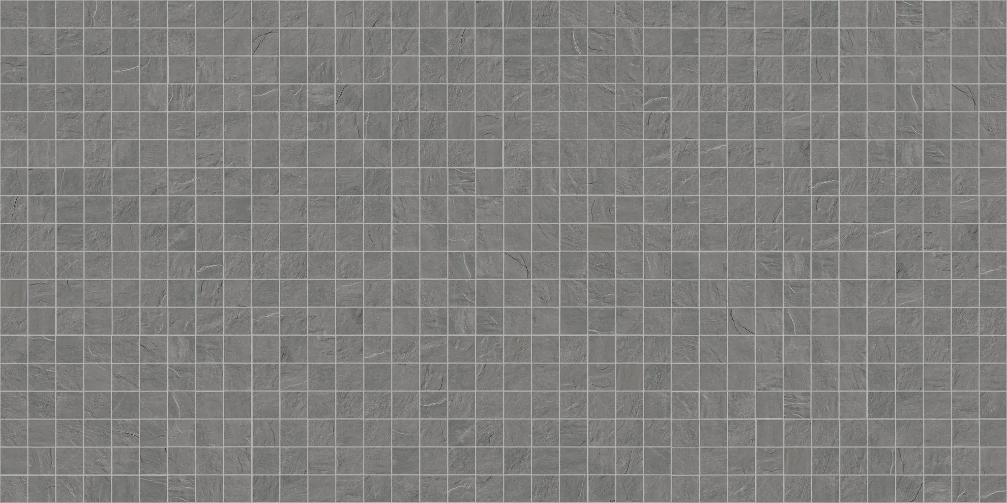 Trek Lead Mosaic A Slate Look Porcelain Mosaics 12x12 by landmarkceramics