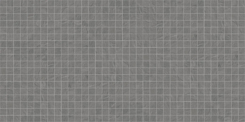 Trek Lead Mosaic A Slate Look Porcelain Mosaics 12x12 by landmarkceramics