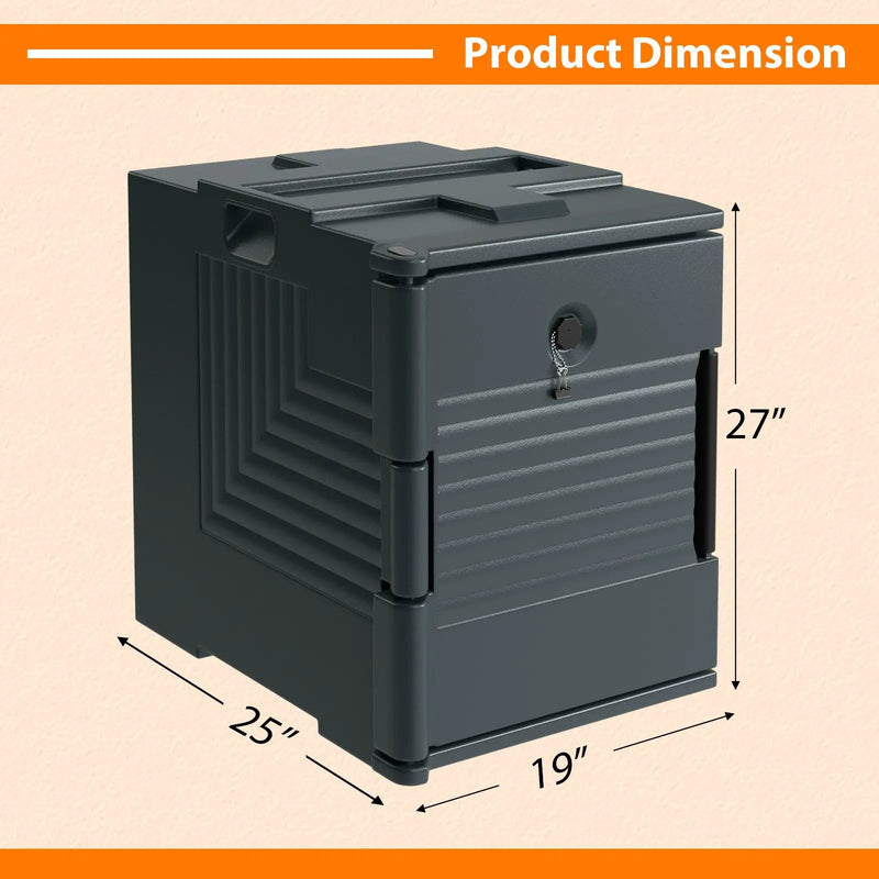 End Loading Insulated Food Pan Carrier Hot and Cold by DirectDeals