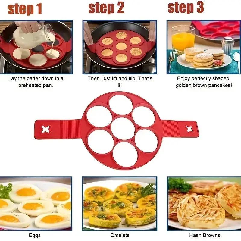 Pancake Mold - Non-Stick Silicone Round by House Of Avana