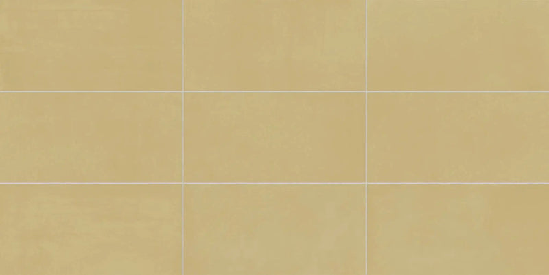 Vision Color Golden Yellow Anti-Slip Resin Look Porcelain Tiles 12x24 by landmarkceramics