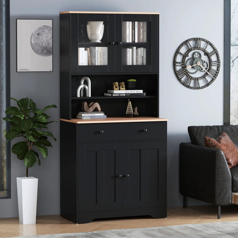 Pantry Cabinet with 2 Removable Shelves by DirectDeals