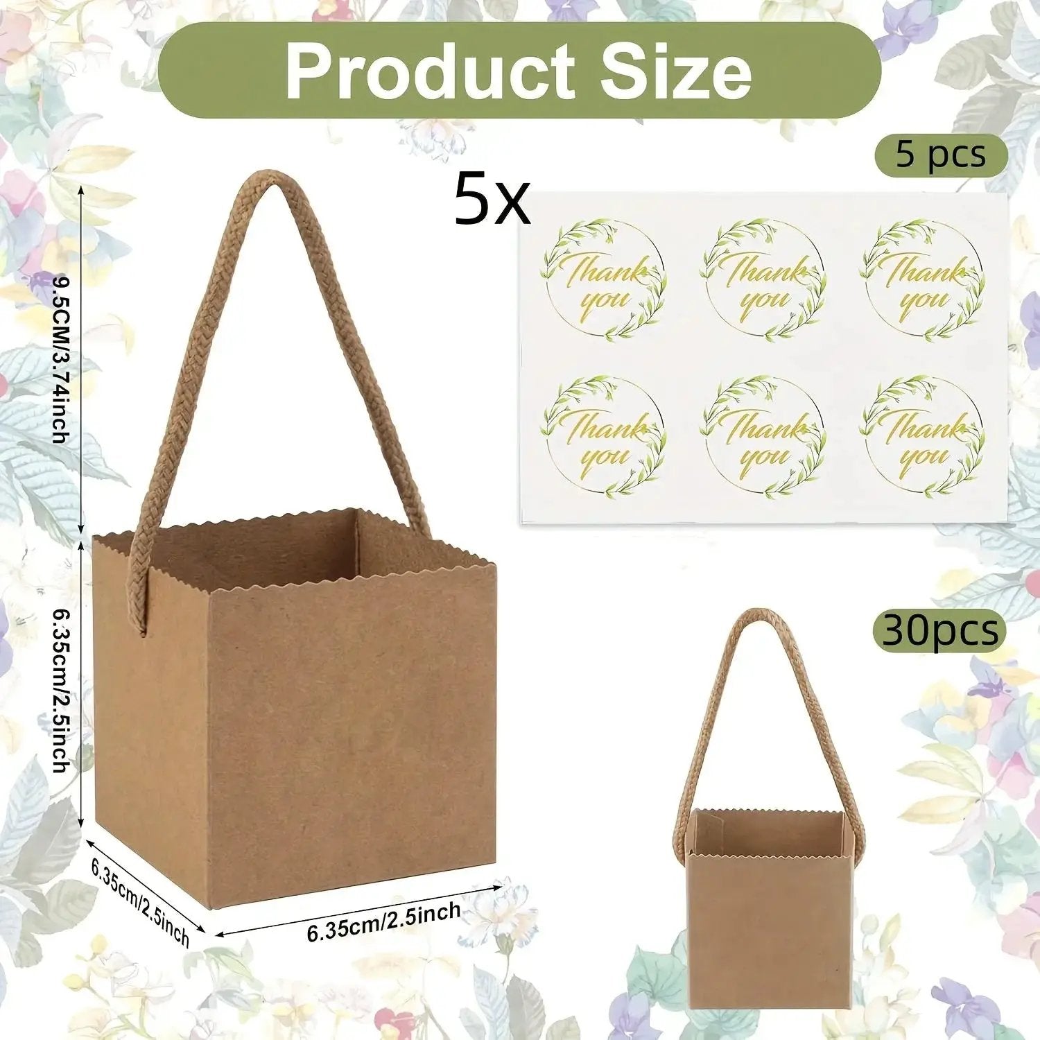 Paper Kraft Planter Bags for Plants and Gifts by House Of Avana