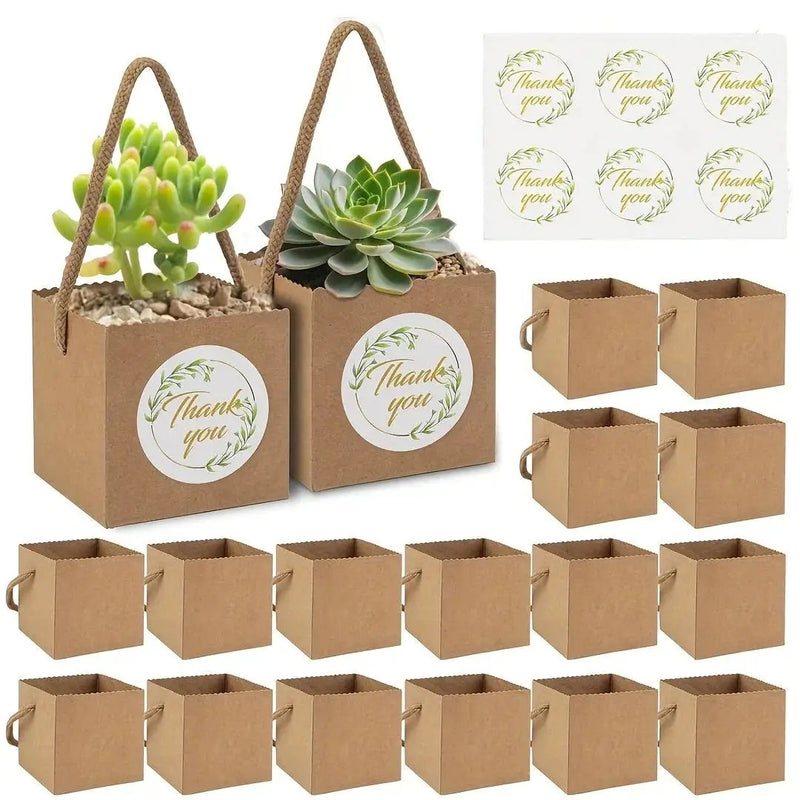Paper Kraft Planter Bags for Plants and Gifts by House Of Avana