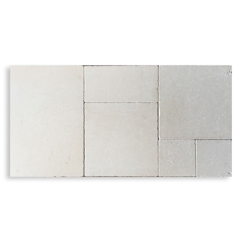 Paris Tumbled French Pattern Limestone Pavers Various Limestone Tumbled Various Pavers