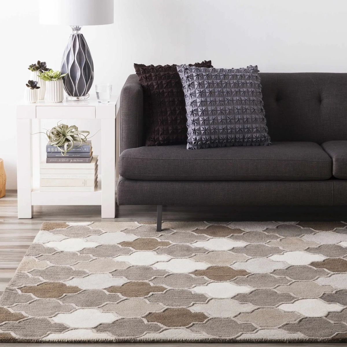 Paron Area Rug - Clearance, installed in a room