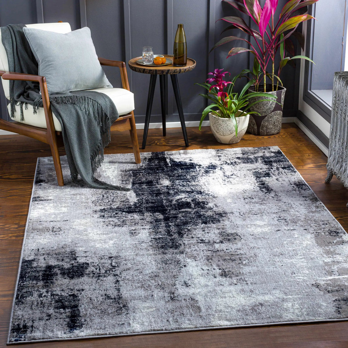 Passi Area Rug - Clearance, installed in a room