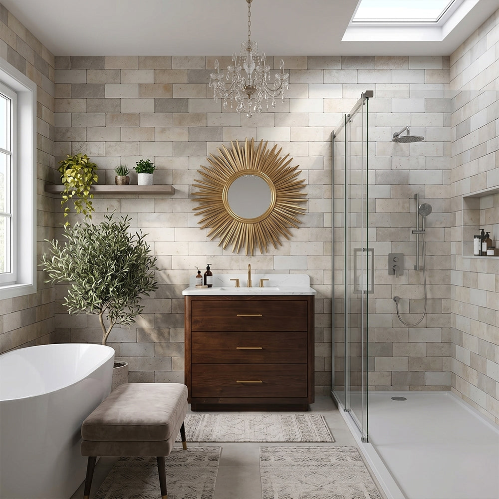 Patience Glossy Ceramic Tiles 2 1/2x5 Ceramic Glossy 2x6 Tiles — 3
