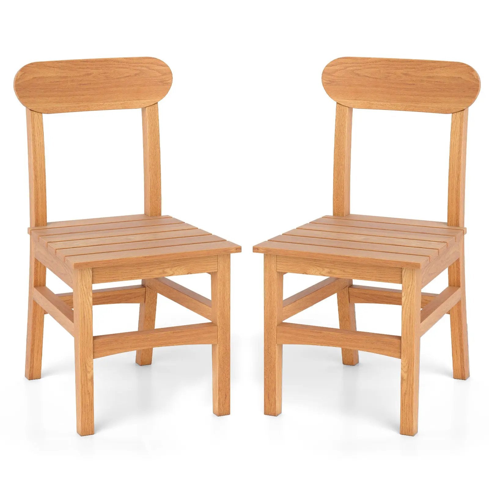 Patio Teak Wood Chair by DirectDeals