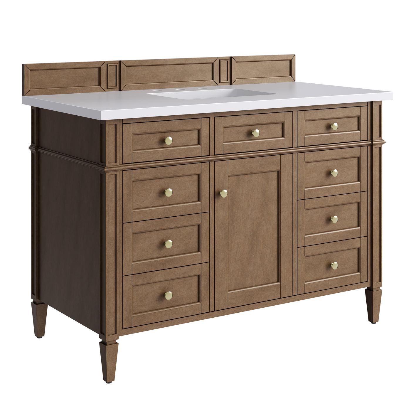 James Martin Brittany 48" Single Bathroom Vanity, Pecan, view 39