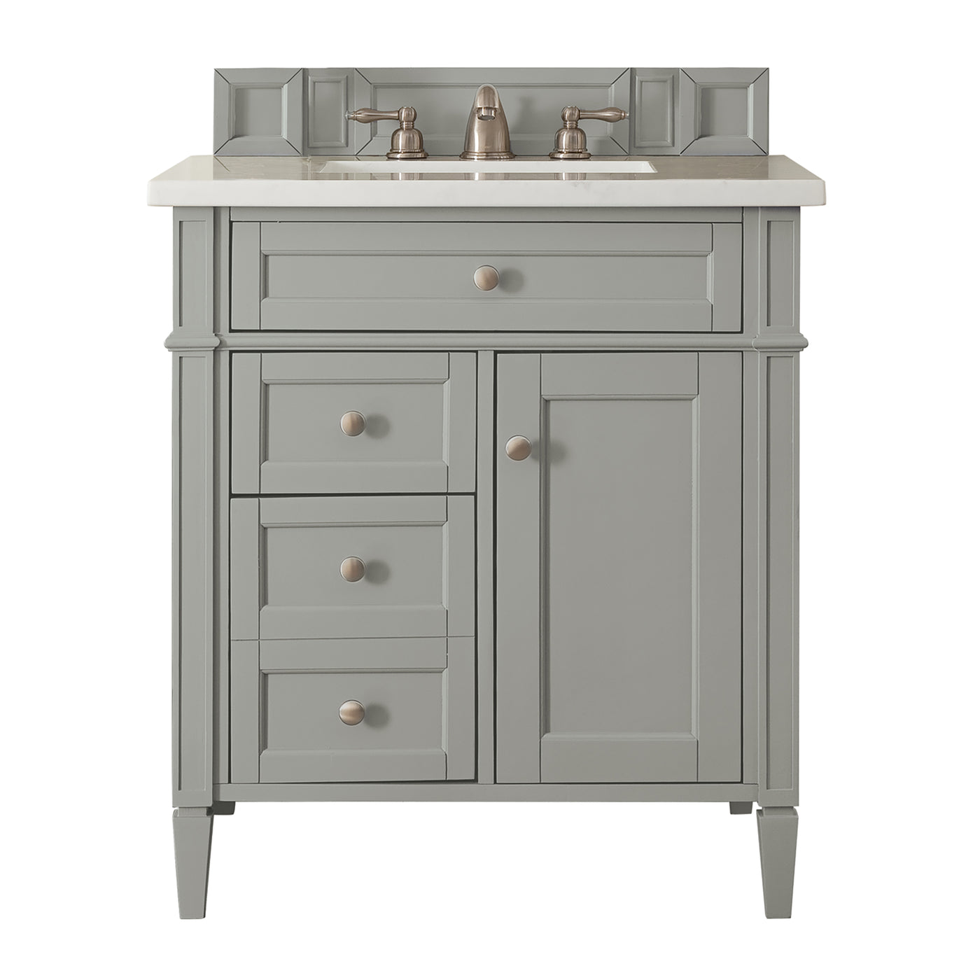 James Martin Brittany 30" Single Bathroom Vanity, Urban Gray, view 21