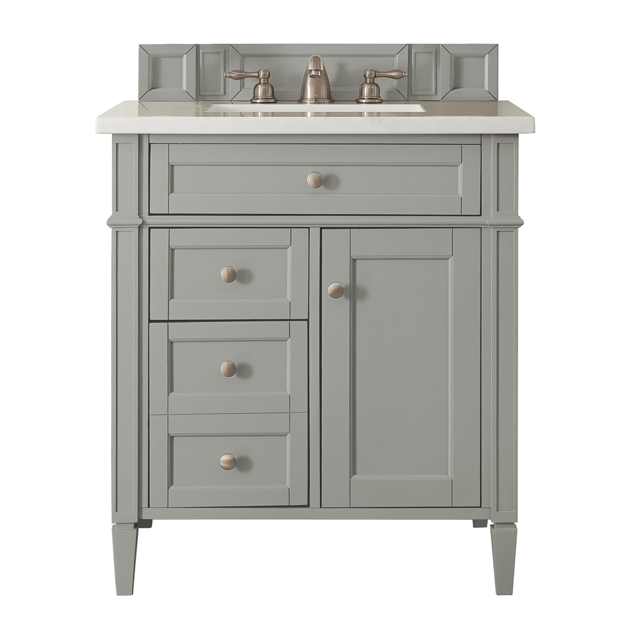 James Martin Brittany 30" Single Bathroom Vanity, Urban Gray, view 21