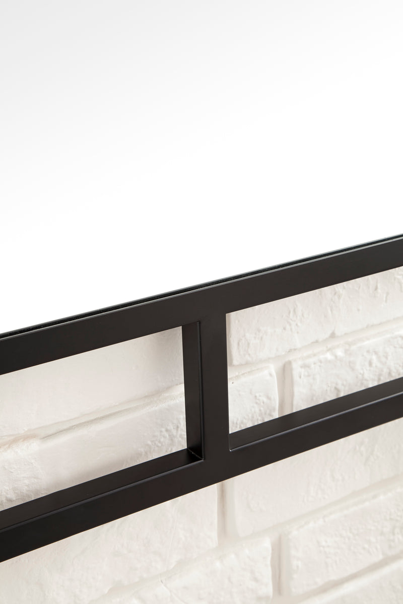 James Martin Boston 30" Mirror, Matte Black, view 4