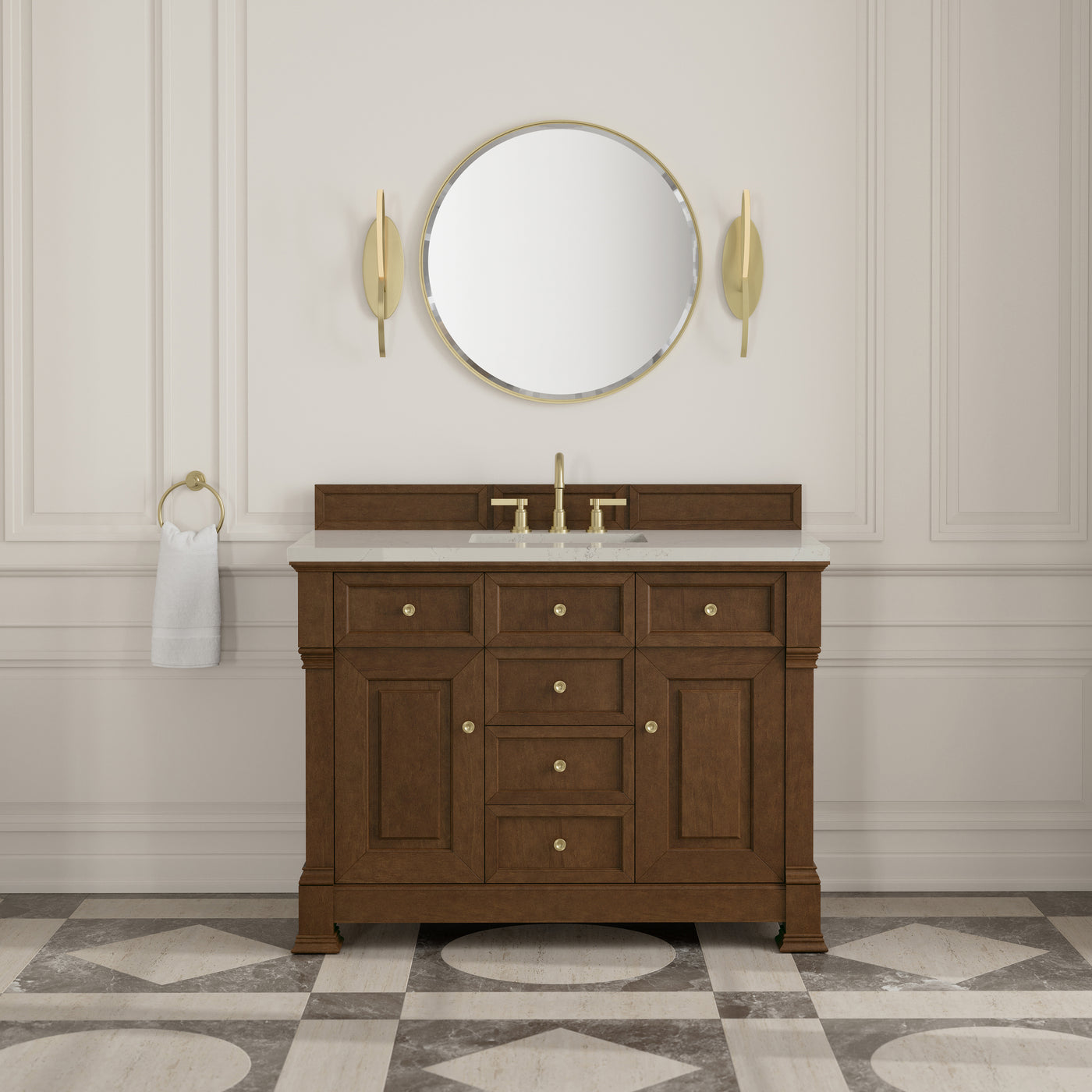 James Martin Brookfield 48" Single Bathroom Vanity, Honey Oak, view 40