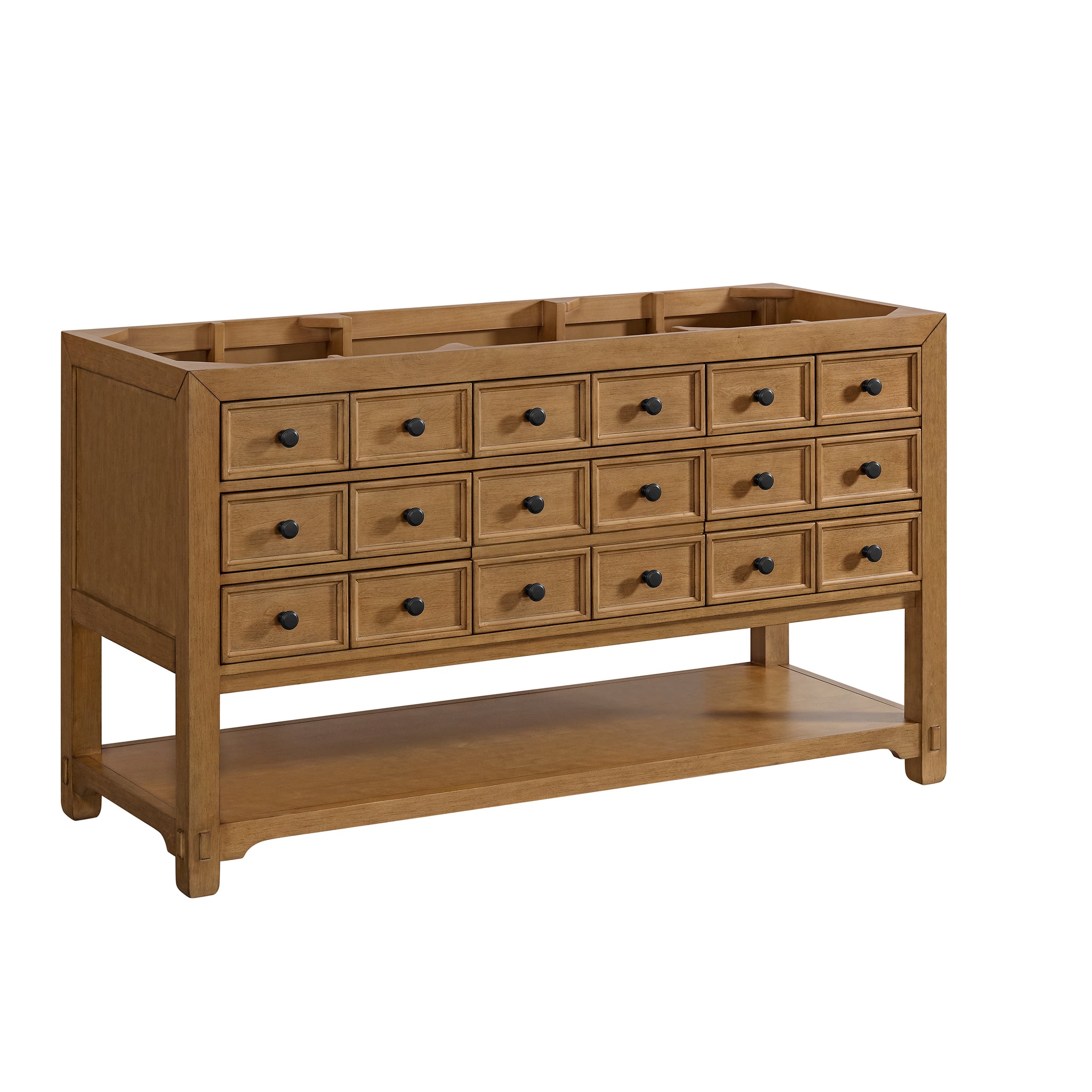 James Martin Malibu 60" Single Bathroom Vanity, Amber Birch, view 18