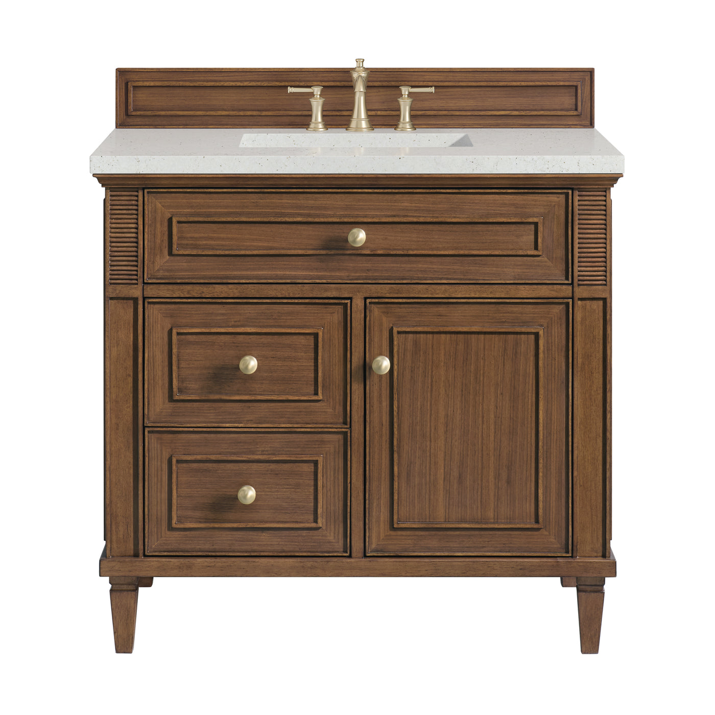James Martin Lorelai 36" Single Bathroom Vanity, Mid-Century Walnut, view 18