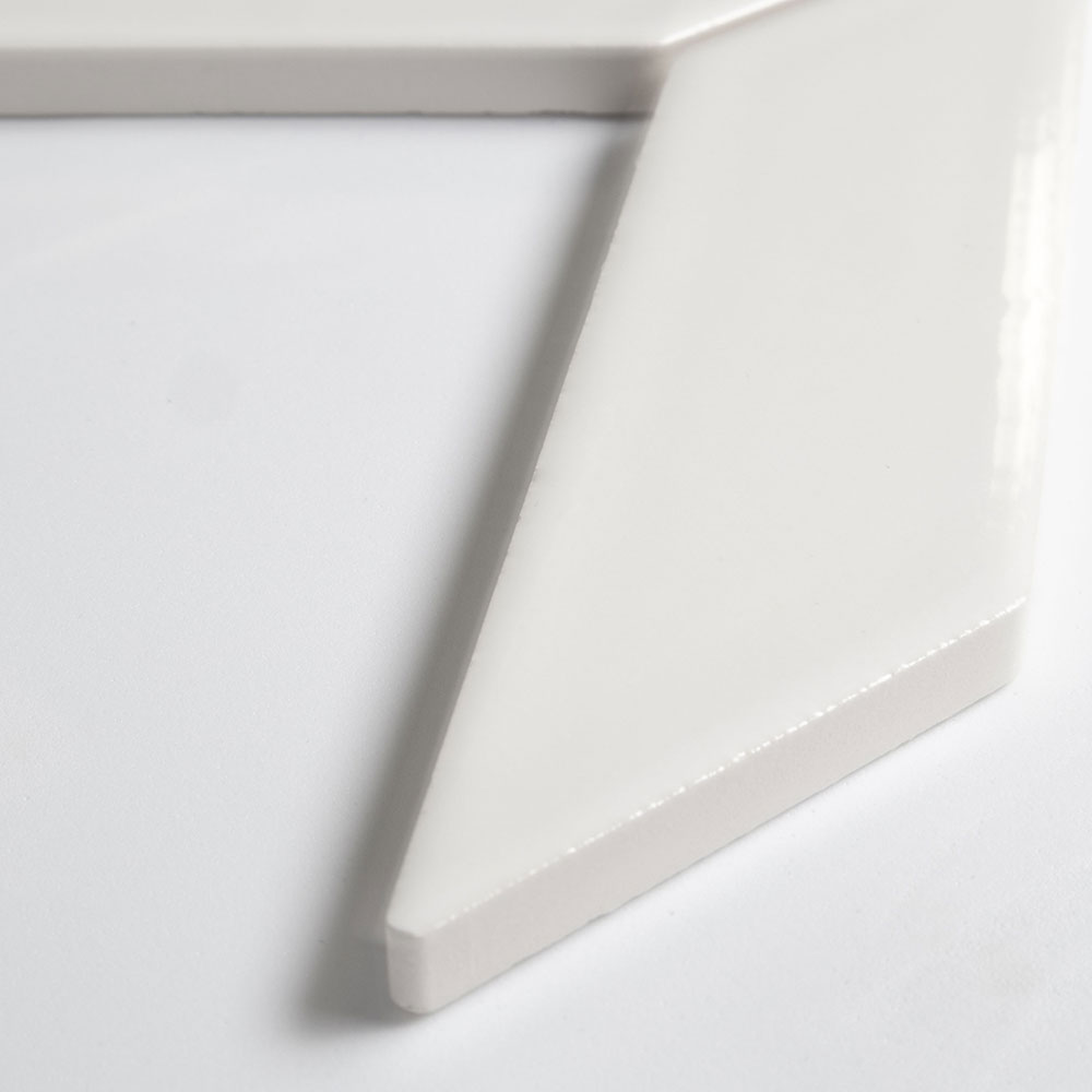 Pearl Glossy Chevron Ceramic Tiles 2x6 Ceramic Glossy 2x6 Tiles — 2