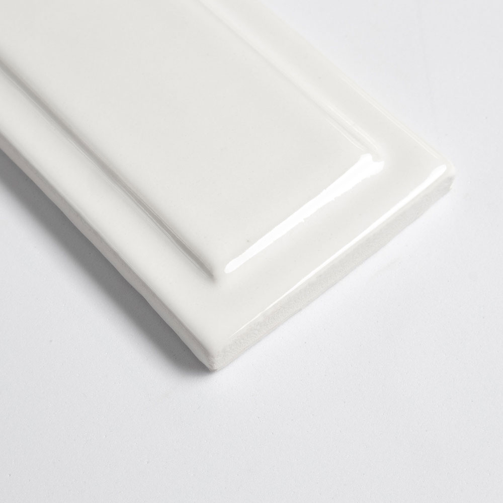 Pearl Glossy Ennis Ceramic Accent Tiles 3x6 Ceramic Glossy 6x6 Accent Tiles — 1