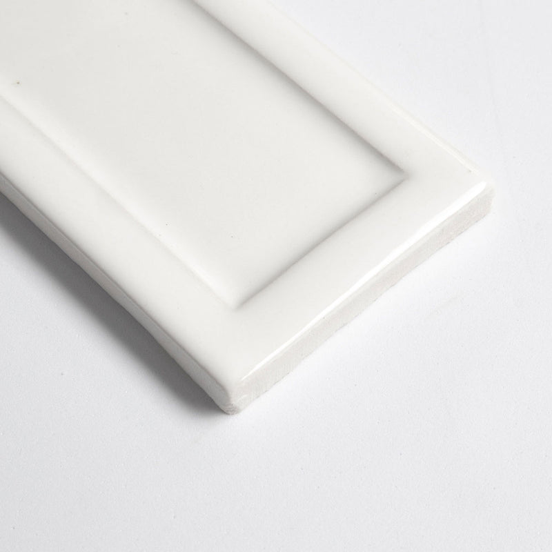 Pearl Glossy Eren Ceramic Accent Tiles 3x6 Ceramic Glossy 6x6 Accent Tiles — 1